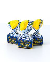 La Perla Limoncello e Meringa White Chocolate Truffle with Almond & Nougat – Gluten-Free