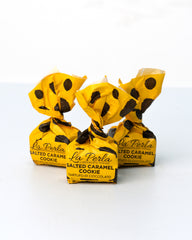 La Perla Salted Caramel Cookie White Chocolate Truffle with Dark Chocolate Chips