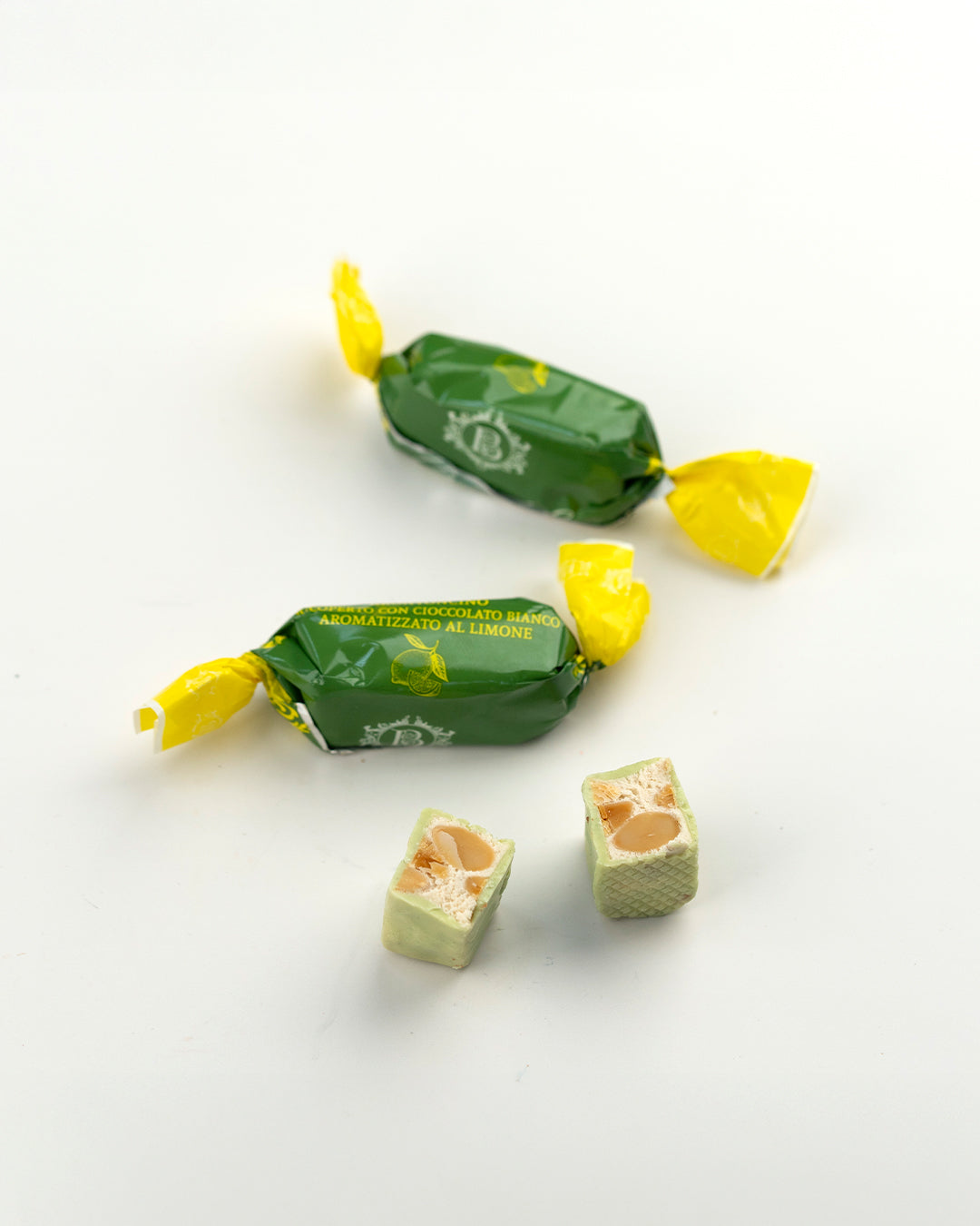 Italian Chocolate Coated Lemon Flavored Nougat