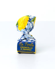 La Perla Limoncello e Meringa White Chocolate Truffle with Almond & Nougat – Gluten-Free