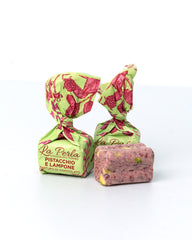 La Perla Pistacchio e Lampone White Chocolate Truffle with Whole Pistachios & Raspberry