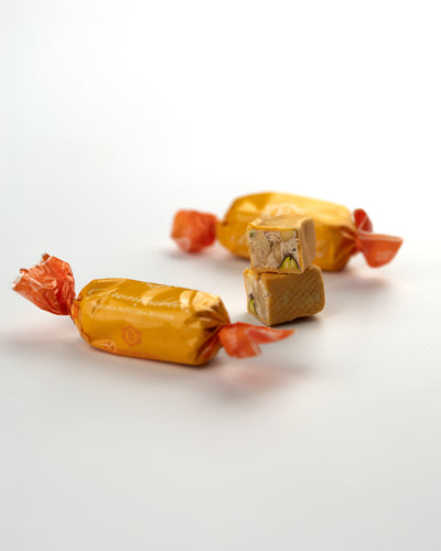 Italian Chocolate Coated Orange Flavored Nougat