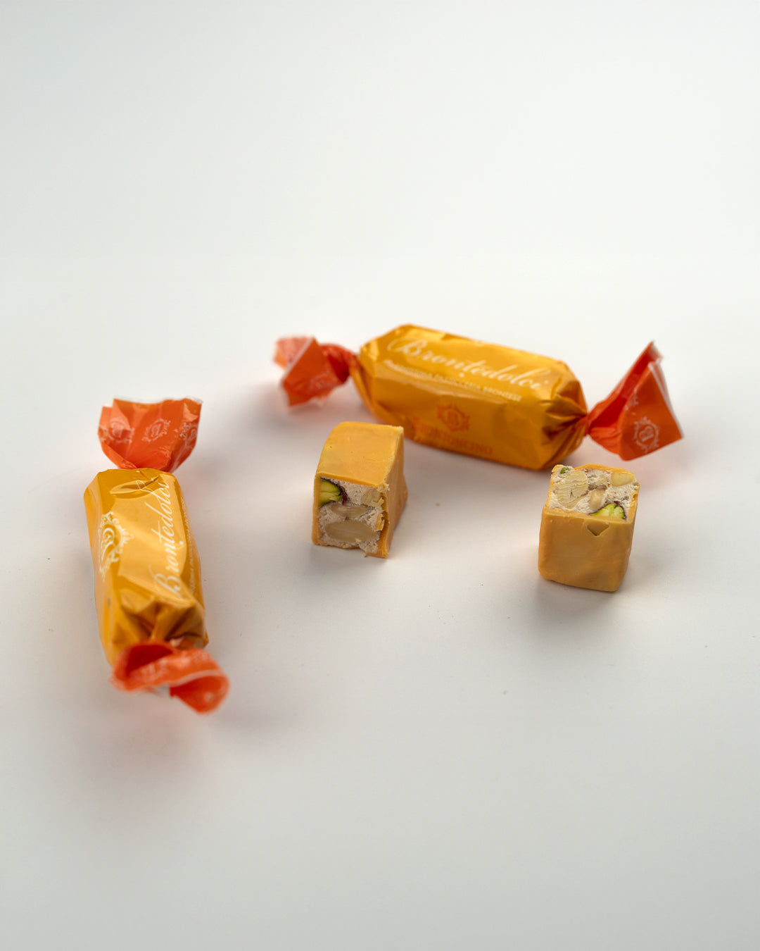 Italian Chocolate Coated Orange Flavored Nougat